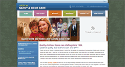 Desktop Screenshot of nannyhome.com